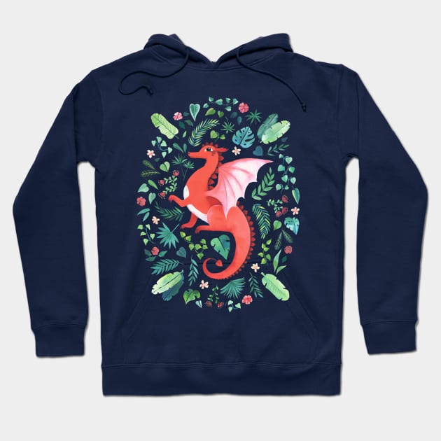 Tropical Dragon Hoodie by littleclyde